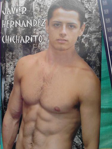 in Chicharito Hernandez Hot musculos shirtless